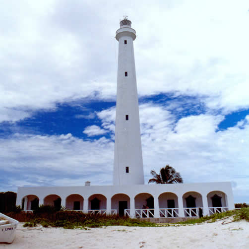 View from the lighthouse in Paraiso Sisal